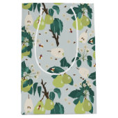 Peren en bijen in een botanische bloementuin medium cadeauzakje (Voorkant)