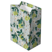 Peren en bijen in een botanische bloementuin medium cadeauzakje (Achterkant Gekanteld)