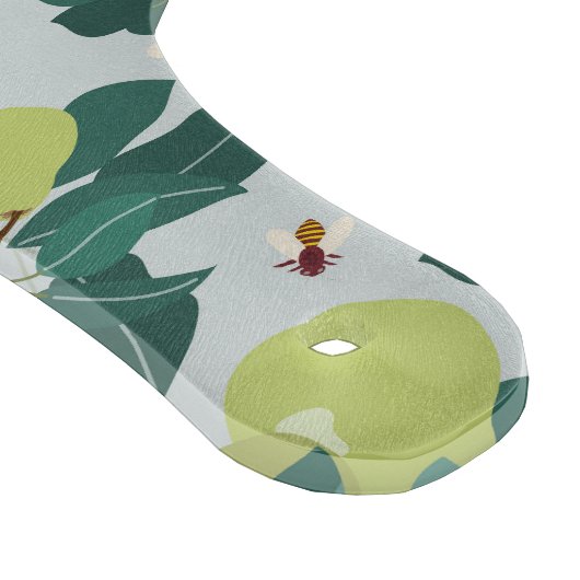 Peren en bijen in een botanische bloementuin snijplank (Hoek)