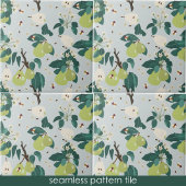 Peren en bijen in een botanische bloementuin tegeltje