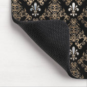 Peren en goud, van de variëteit "Fleur-de-lis" Muismat (Hoek)