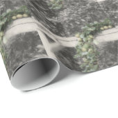 Peren en Hitksplaat in zwarte en witte Natuur Cadeaupapier (Rol Hoek)