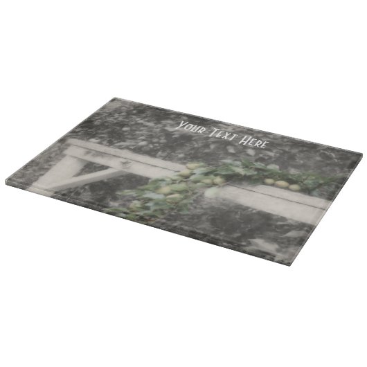 Peren en Hitksplaat in zwarte en witte Natuur Snijplank (Hoek)