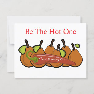 Peren en Hot Chili Thunder_Cove Briefkaart