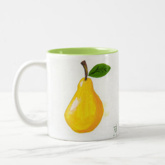 Peren en kersen van JML Tweekleurige Koffiemok