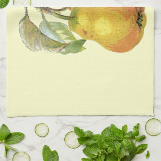  peren - Frans thuisdecor Theedoek (Gevouwen)