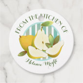 Peren Fruit Bedankjes Labels (Voorkant)