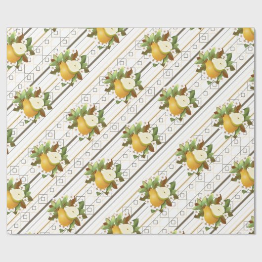 Peren Fruit Cadeaupapier (Vlak)