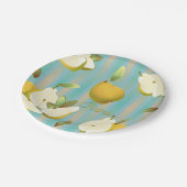 Peren Fruit Cocktail Party Papieren Bordje (Gekanteld)