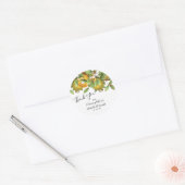Peren Fruit | Dank je Ronde Sticker (Envelop)