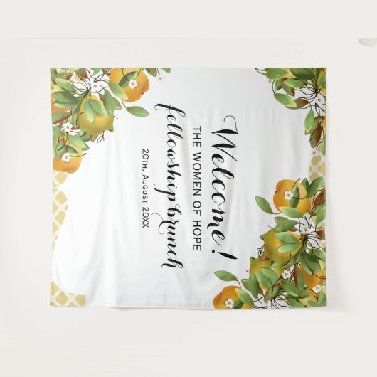 Peren Fruit Evenement Achtergrond Wandkleed (Voorkant (horizontaal))