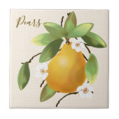 Peren Fruit Tegeltje (Voorkant)