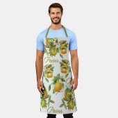 Peren fruit wafel patroon schort (Gedragen)