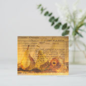 Peren Gemengde  Collage Briefkaart (Staand voorkant)
