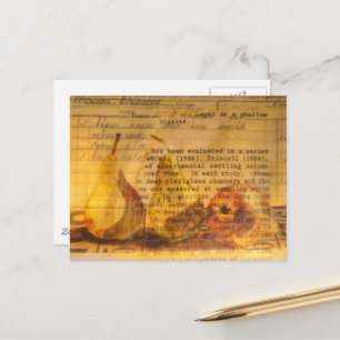 Peren Gemengde  Collage Briefkaart