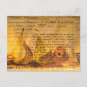 Peren Gemengde  Collage Briefkaart (Voorkant)