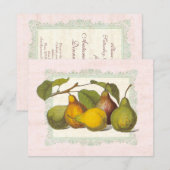  peren Herfst Oogst Dinner Party Kaart (Voorkant / Achterkant)