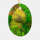 PEREN KERAMISCH ORNAMENT (Achterkant)