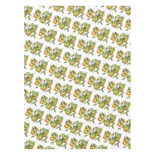 Peren met bloemen tafelkleed (Voorkant)