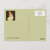 peren met een briefkaart met hoge wortel (Achterkant)