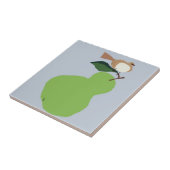 peren met grijs tegeltje (Zijkant)