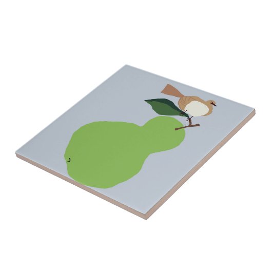 peren met grijs tegeltje (Zijkant)