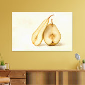 Peren - Mijn lieve en perfecte halve Canvas Afdruk (Insitu (Woonkamer))