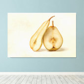 Peren - Mijn lieve en perfecte halve Canvas Afdruk (Insitu (Houten vloer))