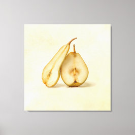 Peren - Mijn lieve en perfecte halve Canvas Afdruk