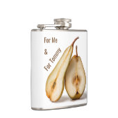 Peren - Mijn lieve en perfecte halve Heupfles (Rechts)