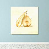 Peren - Mijn zoete en perfecte helft Canvas Afdruk (Insitu (Houten vloer))