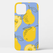 Peren naadloos patroon Case-Mate iPhone case (Achterkant)