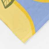 Peren naadloos patroon fleece deken (Hoek)
