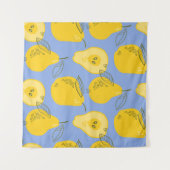 Peren naadloos patroon wandkleed (Voorkant (horizontaal))