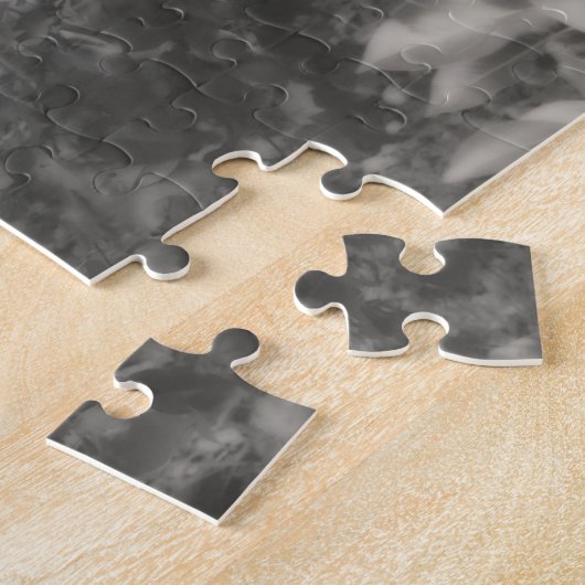 peren op bomen in zwarte en witte Natuur Legpuzzel (Zijkant)