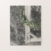 peren op bomen in zwarte en witte Natuur Legpuzzel (Verticaal)