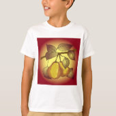 Peren op een boom t-shirt (Voorkant)
