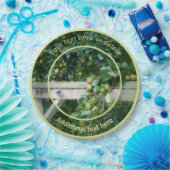 Peren op Old Hitching Post Gepersonaliseerde parti Papieren Bordje (Feest)