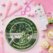 Peren op Old Hitching Post Gepersonaliseerde parti Papieren Bordje (Feest)