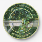 Peren op Old Hitching Post Gepersonaliseerde parti Papieren Bordje (Voorkant)