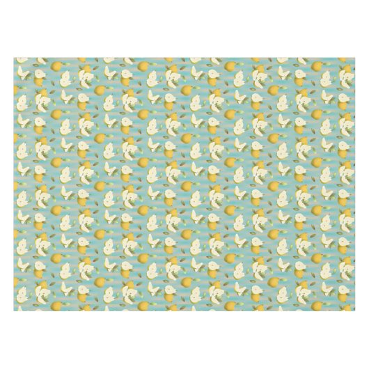 Peren op strepen tafelkleed (Voorkant (Horizontaal))