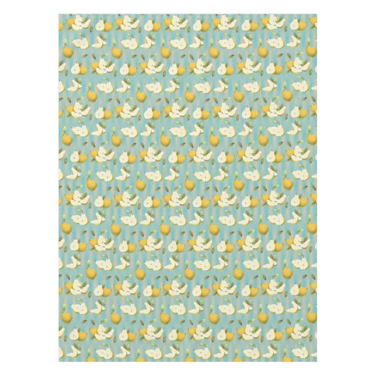 Peren op strepen tafelkleed (Voorkant)