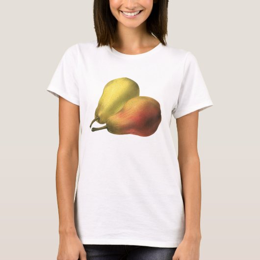  peren, organische levensmiddelen, gerijpte vrucht t-shirt (Voorkant)