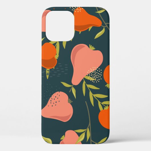 Peren Overlap: Kleurrijk behang Case-Mate iPhone Case (Achterkant)