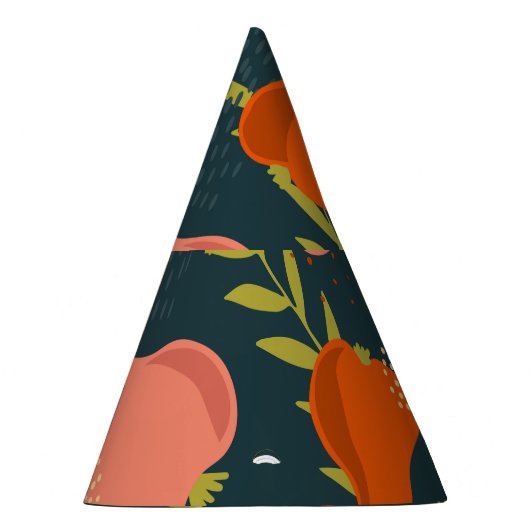 Peren Overlap: Kleurrijk  behang Feesthoedjes (Rechts)