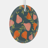 Peren Overlap: Kleurrijk behang Glas Ornament (Voorkant Rechts)