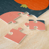 Peren Overlap: Kleurrijk behang Legpuzzel (Zijkant)