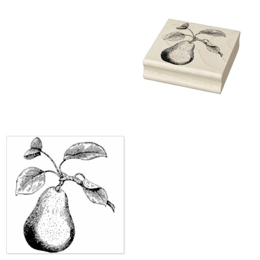  peren rubberstempel (Gestempeld)