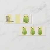 Peren - Skinny Mini Visitekaartje (Voorkant / Achterkant)