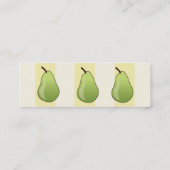 Peren - Skinny Mini Visitekaartje (Achterkant)